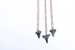 Shark's tooth pendant | Electroformed copper shark tooth pendant