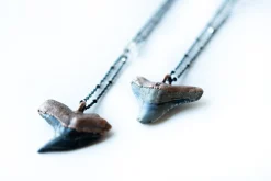 Shark's tooth pendant | Electroformed copper shark tooth pendant