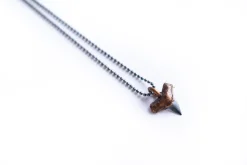 Sharks tooth pendant | Electroformed copper shark tooth pendant