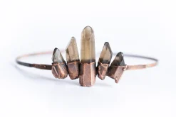 Smokey quartz crown | Raw smokey quartz crown