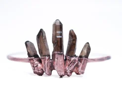 Smokey quartz crown | Raw smokey quartz crown