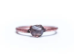 Spessartine Garnet ring | Orange Garnet ring