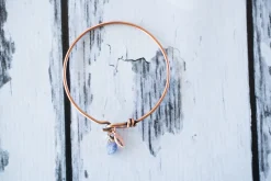 Tanzanite Bracelet| Rough Tazanite Bangle