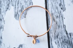 Tanzanite Bracelet| Rough Tazanite Bangle