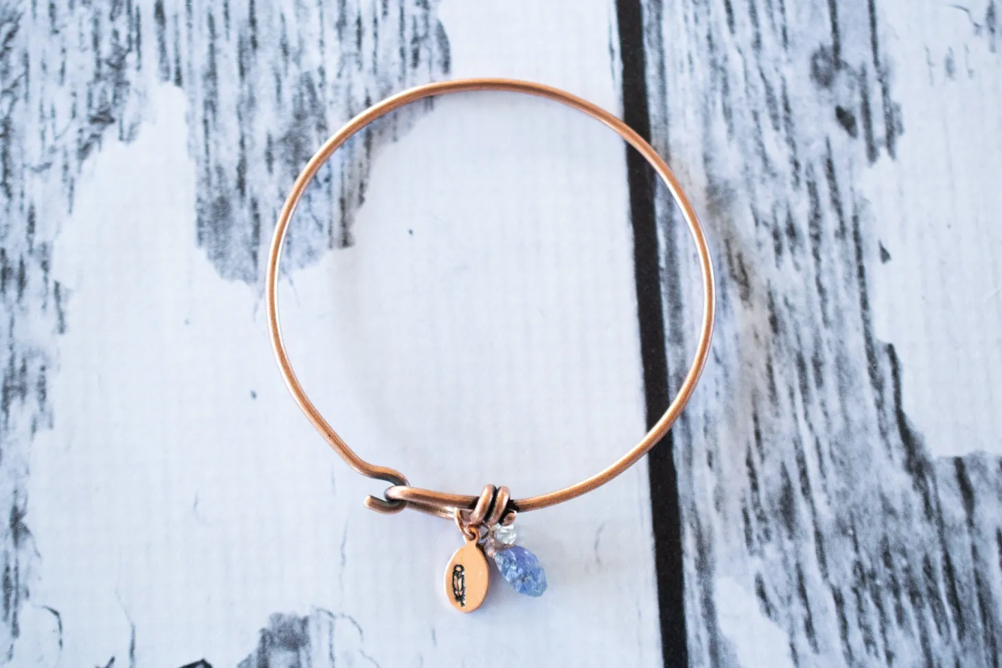 Tanzanite Bracelet| Rough Tazanite Bangle
