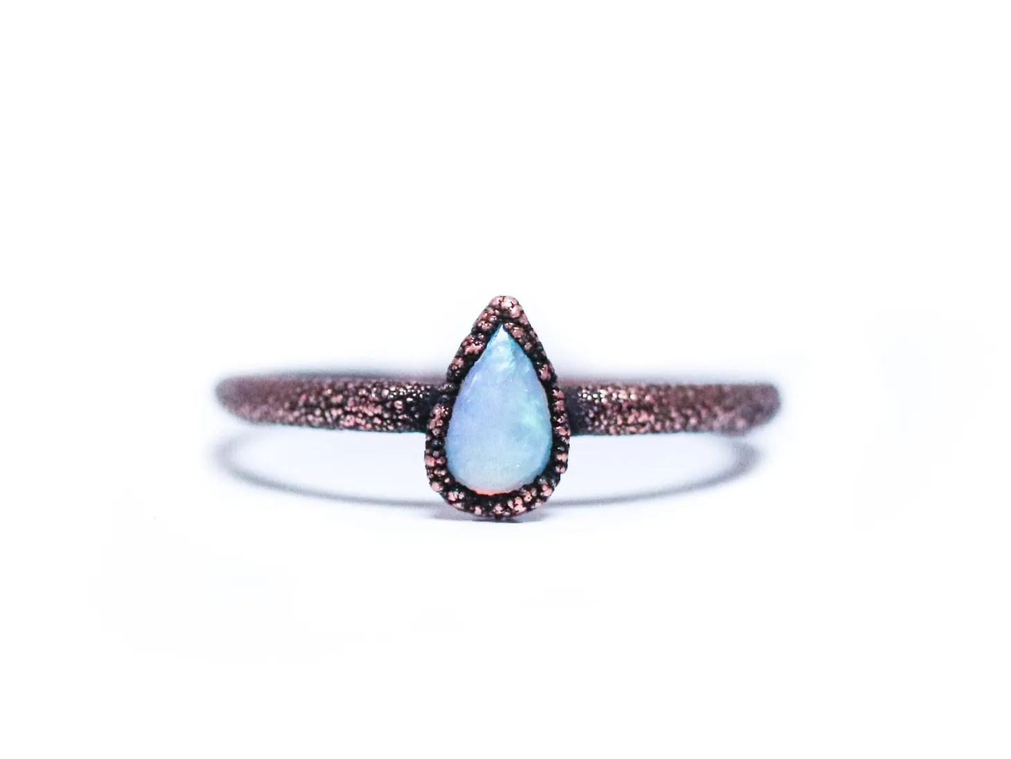 Teardrop opal ring | Australian Opal