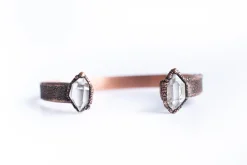 Tibetan Quartz Cuff | Raw Mineral Cuff