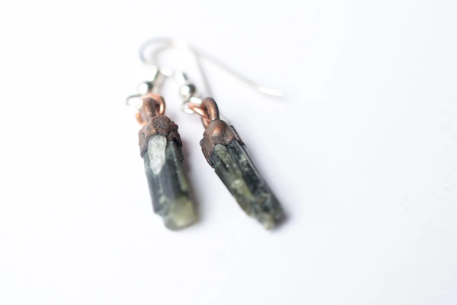 Tourmaline earrings | Green Tourmaline earrings