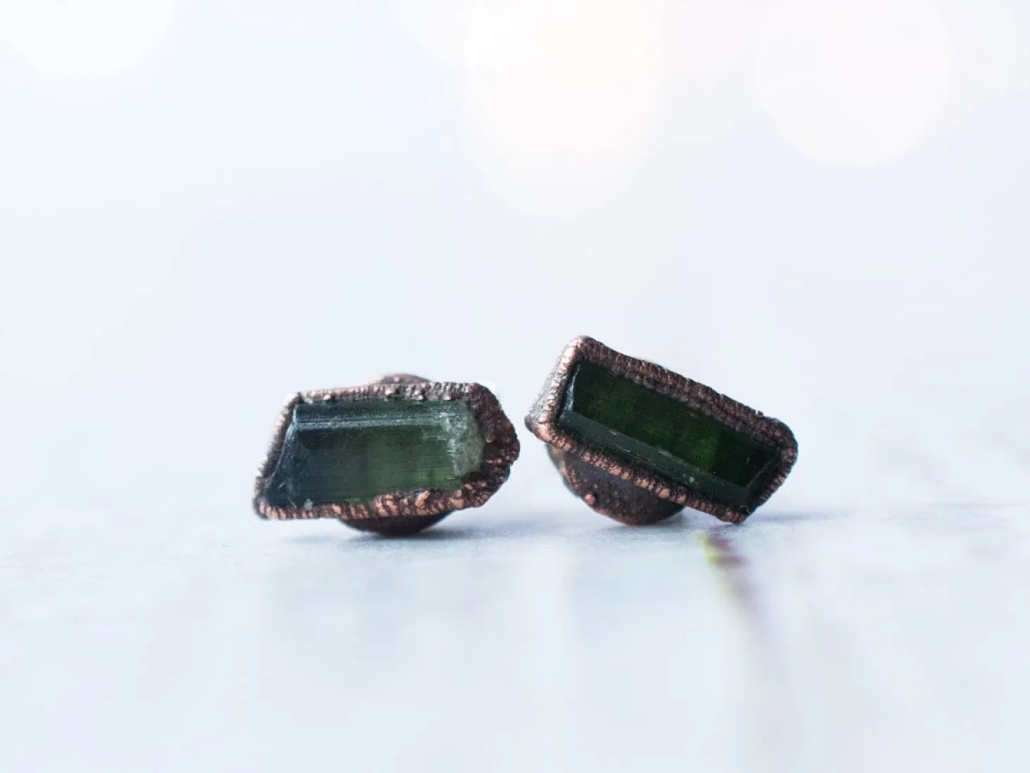 Tourmaline earrings | Stud earrings