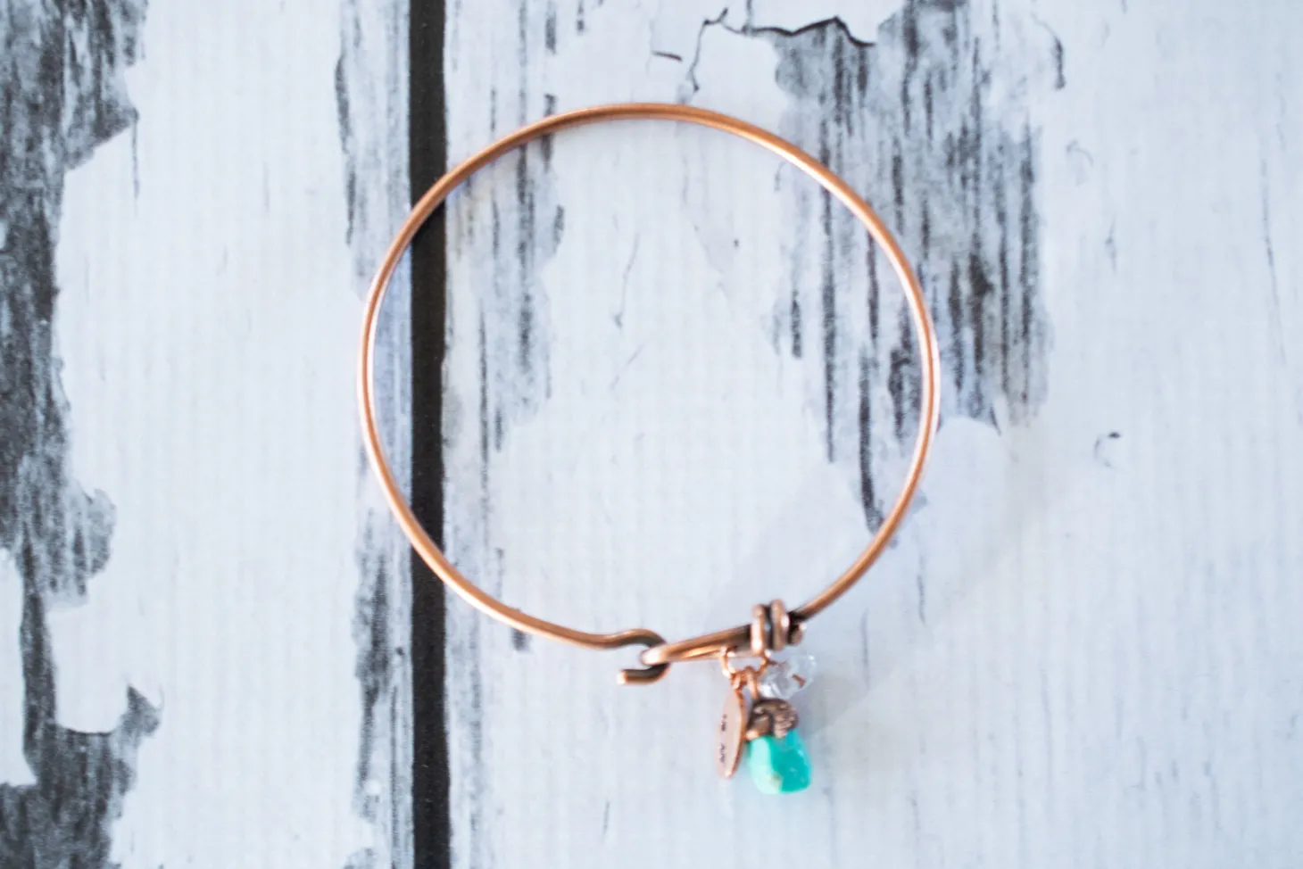 Turquoise crystal bracelet | Turquoise crystal bangle