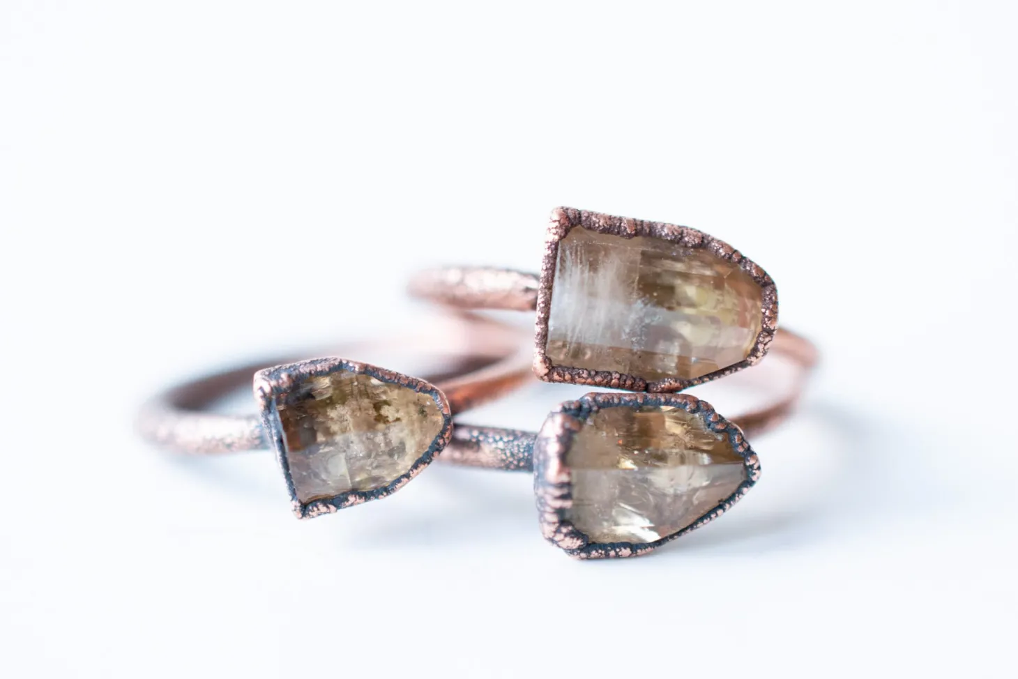 Utah topaz ring | Raw topaz ring