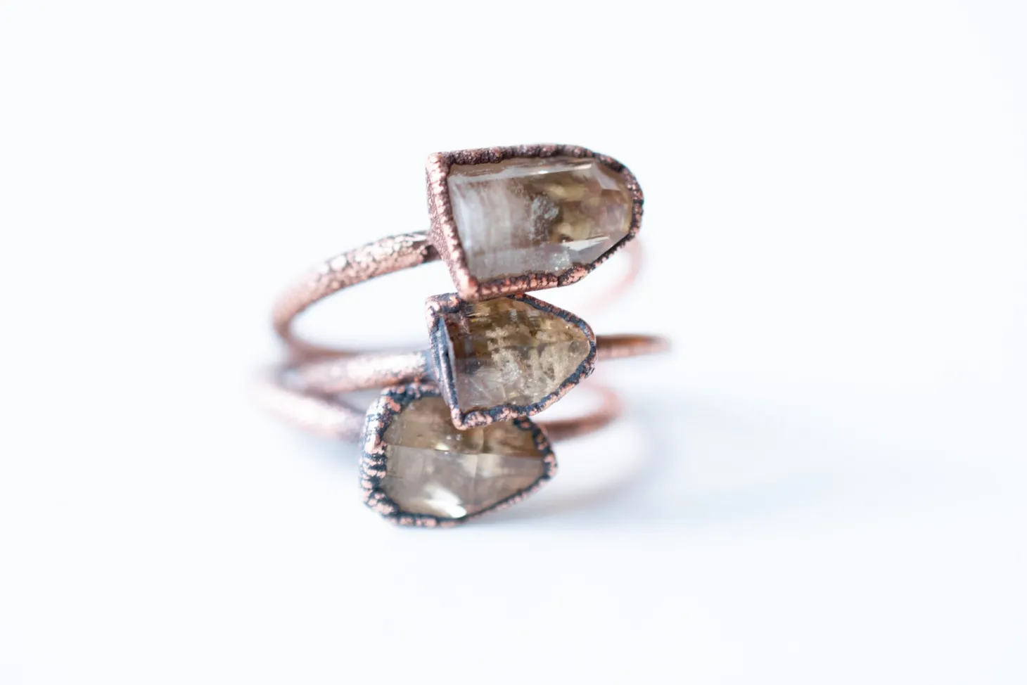 Utah topaz ring | Raw topaz ring