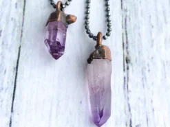 Vera Cruz Amethyst necklace | Raw amethyst pendant