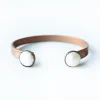 White Pearl Cuff Bracelet | Freshwater Pearl Bracelet